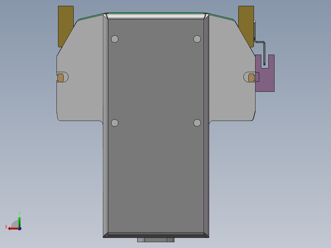 MTH丝杆半封闭模组MTH14-BM-200W后视图
