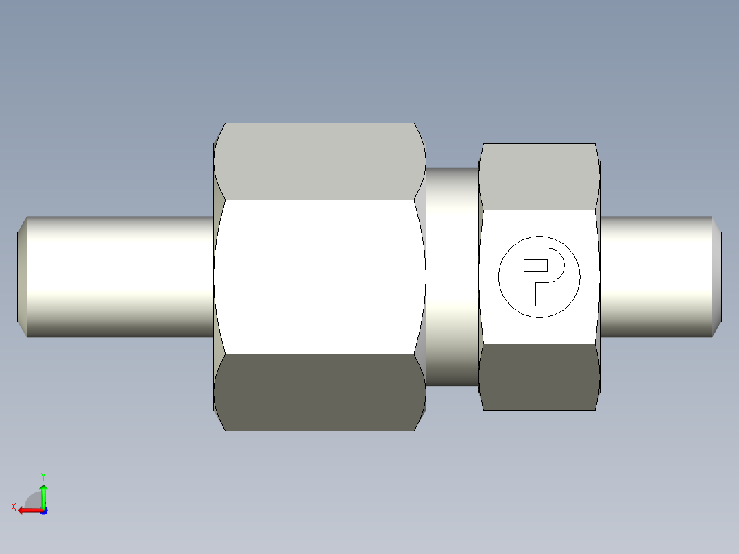 卡套式工业通用硬管接头EO_Weld_fitting_for_tubes_ASK610X2S后视图