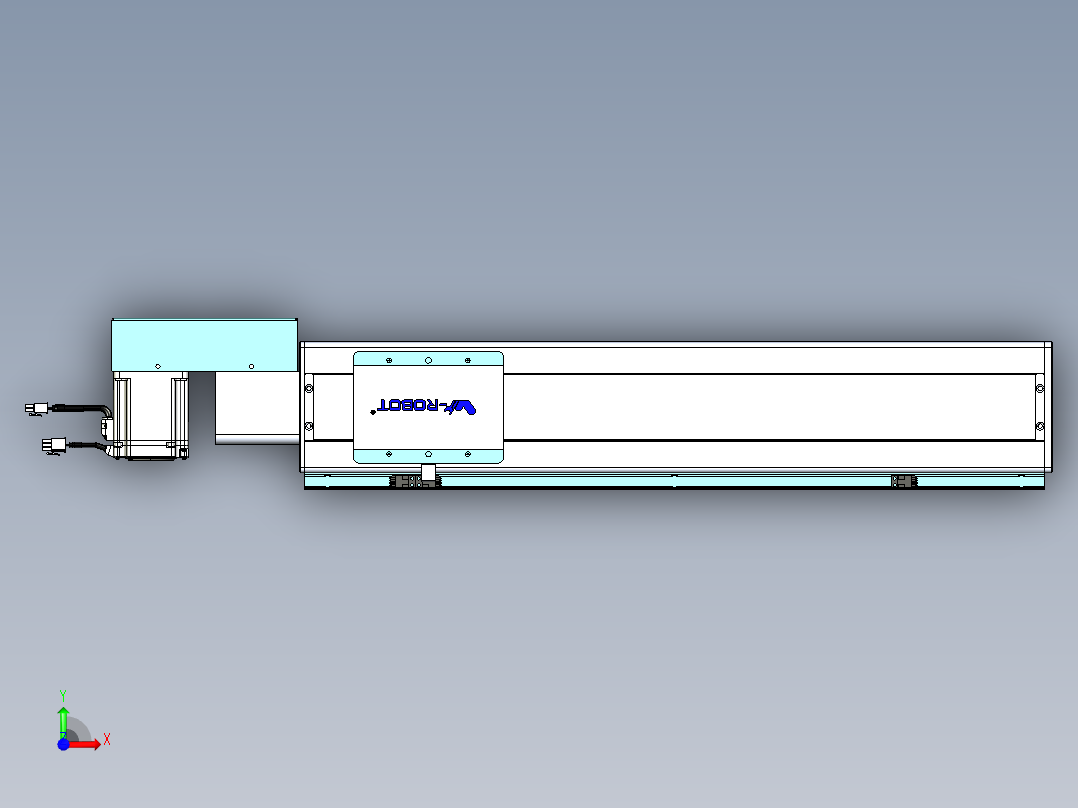 威洛博VBC同步带传动一无尘环境VBC14-L45-S500-BR-ZP75-C3前视图