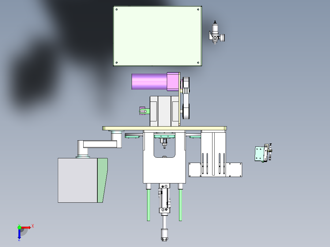 继电器组装sw16可编辑俯视图