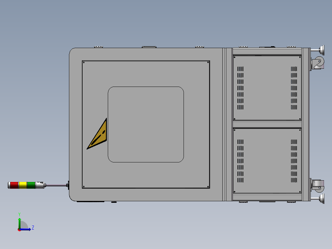 PU水管安装22可编辑左视图