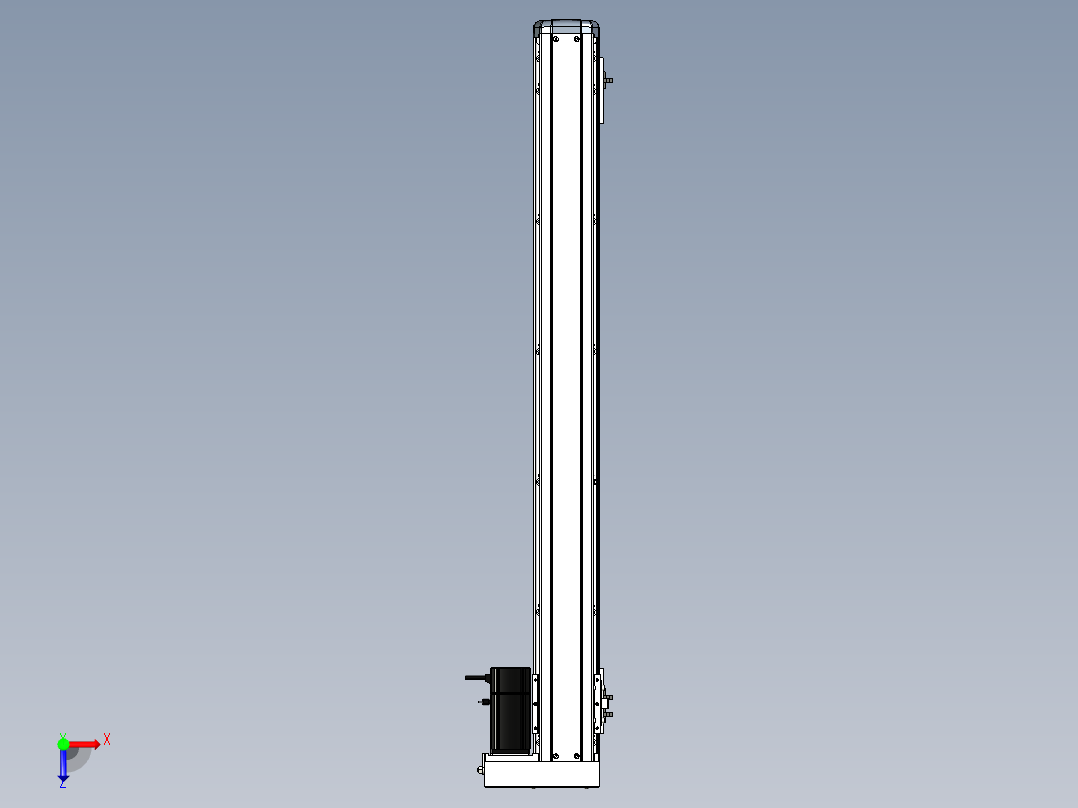 Toyo东佑达直线模组-ETH10-950-BR-200W+煞車俯视图