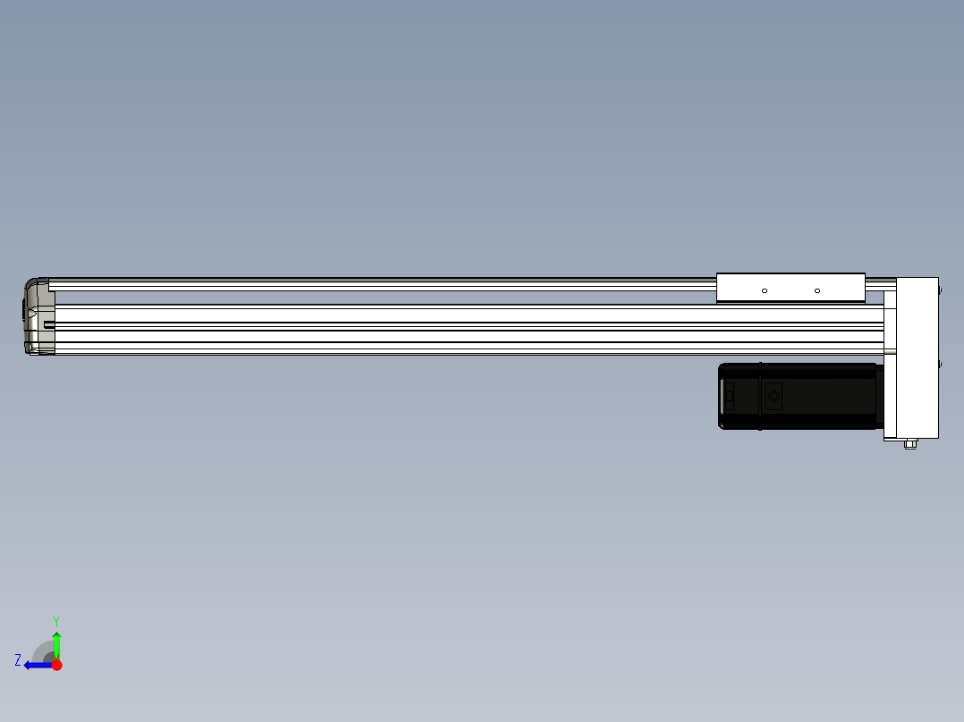 Toyo东佑达直线模组-ETH14-600-BM-400W+煞車右视图