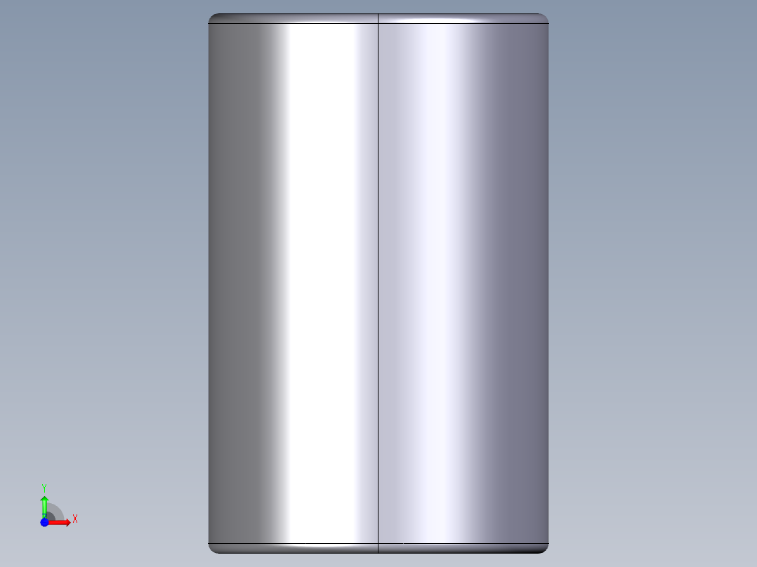 5MIV 溶剂焊接双插座前视图