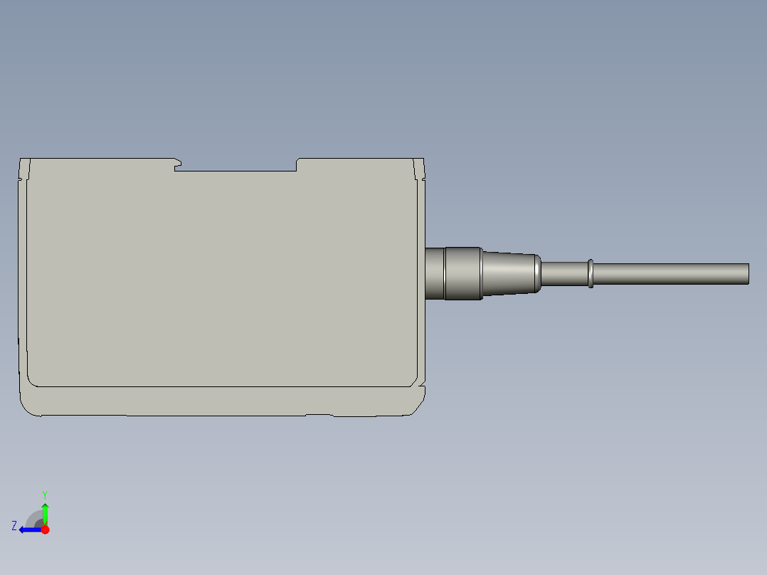 基恩士SJ-M200_kc图纸模型右视图