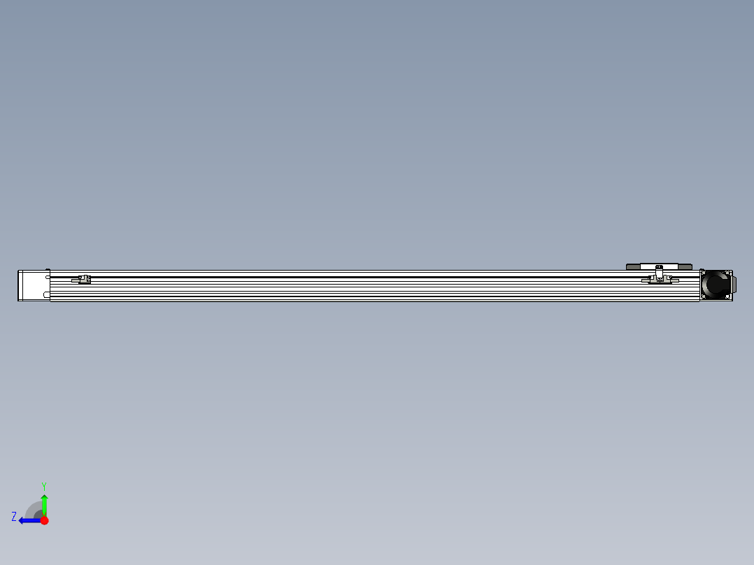 同步带滑台-欧规BC6-L120-S1200-R-P40-D3右视图