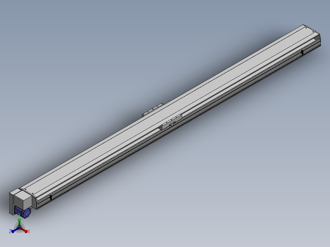 精密模组MT220-L150-2900-LD-M75-C4正等轴测图