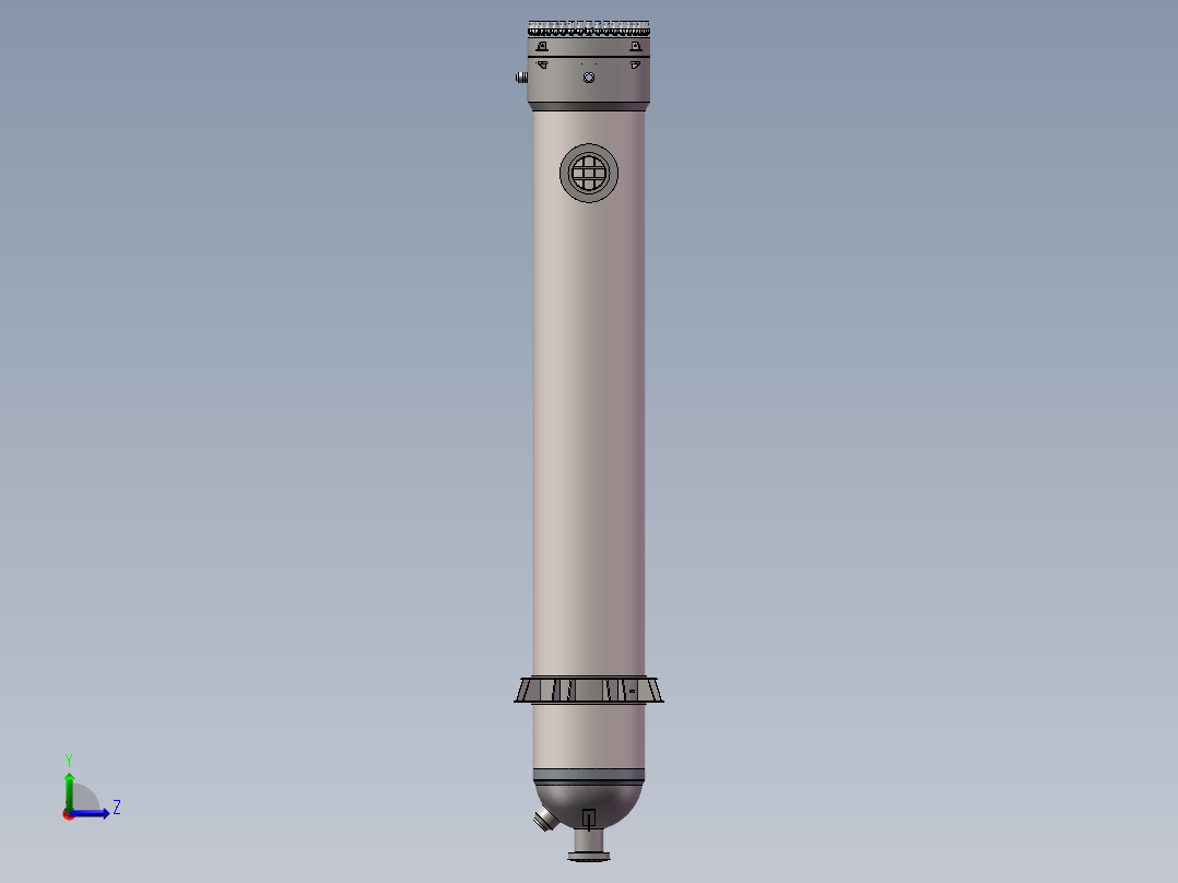 氨合成塔外壳SD图纸左视图