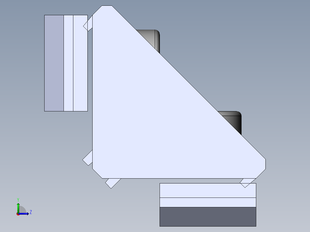 铝型材及其附件3.21.20.2020.STZ左视图