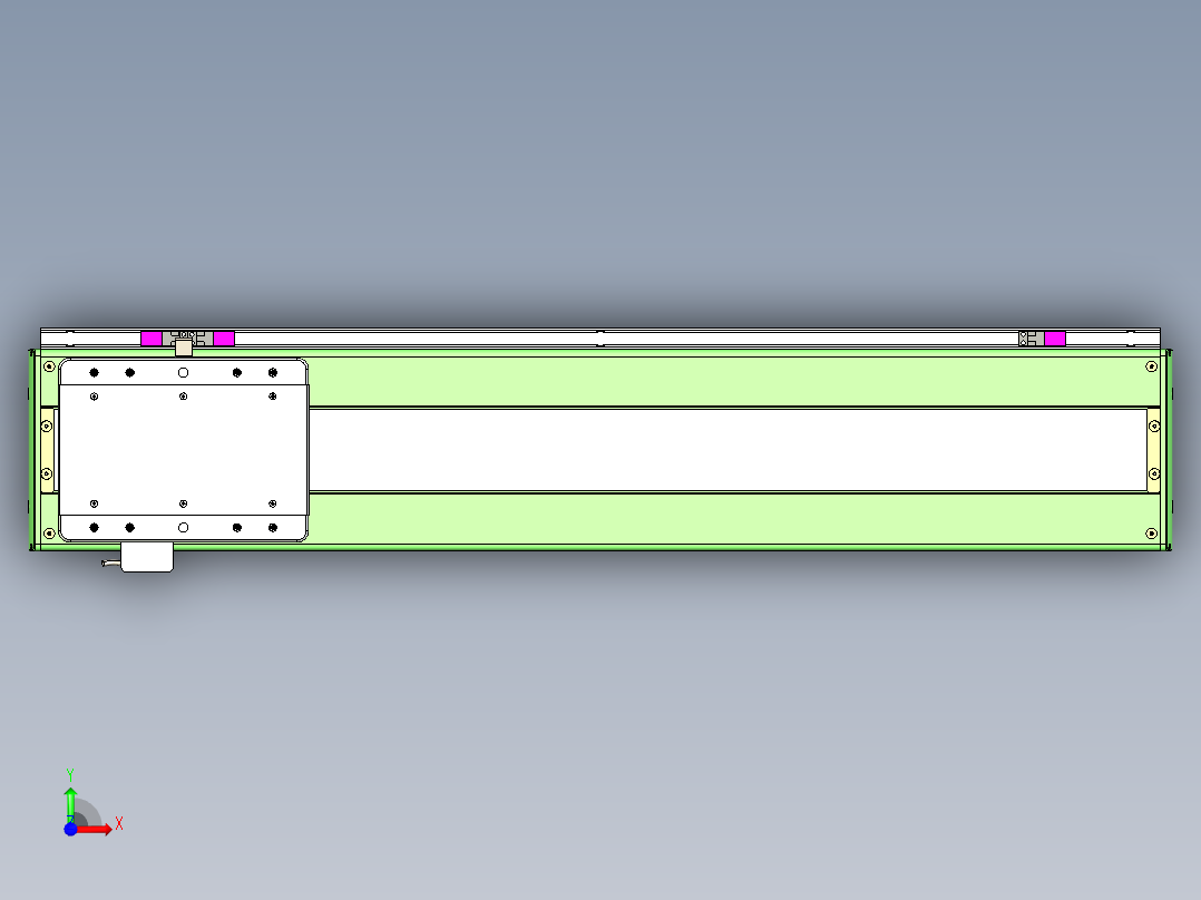 威洛博LC系列3d模型模组LC17E2Y-S700前视图