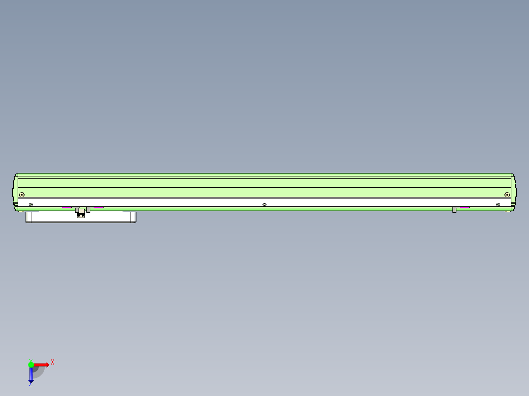 威洛博LC系列3d模型模组LC17E2Y-S700俯视图
