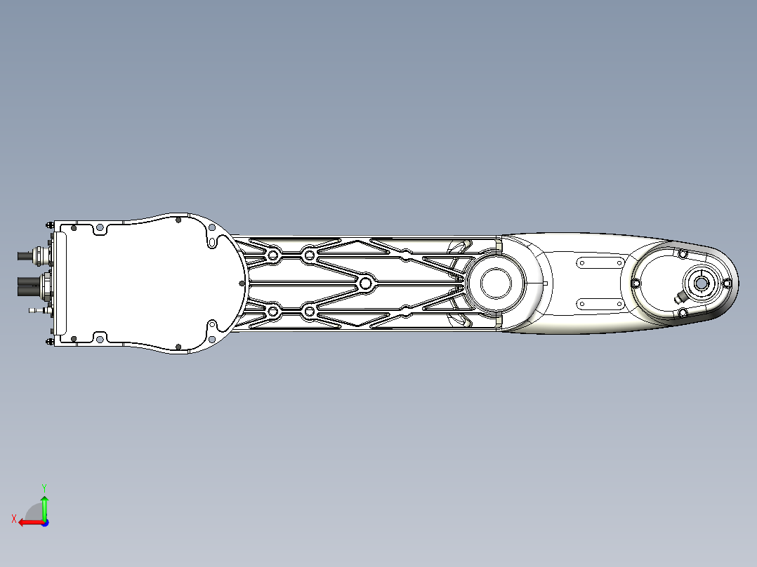 kr6-scara机器人-r700--stp后视图