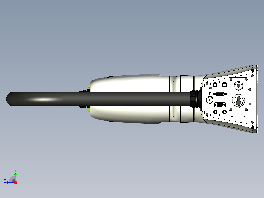 kr6-scara机器人-r700--stp右视图