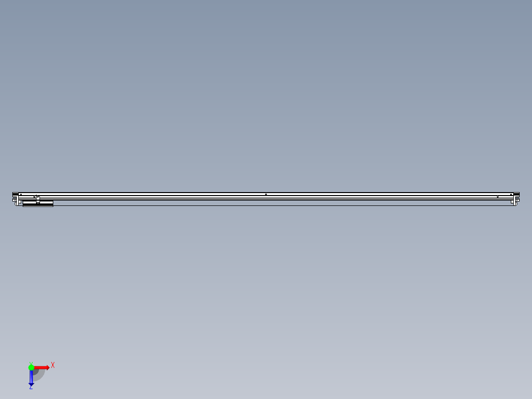 威洛博VL系列3d模型模组VL14S2Y-S2700俯视图