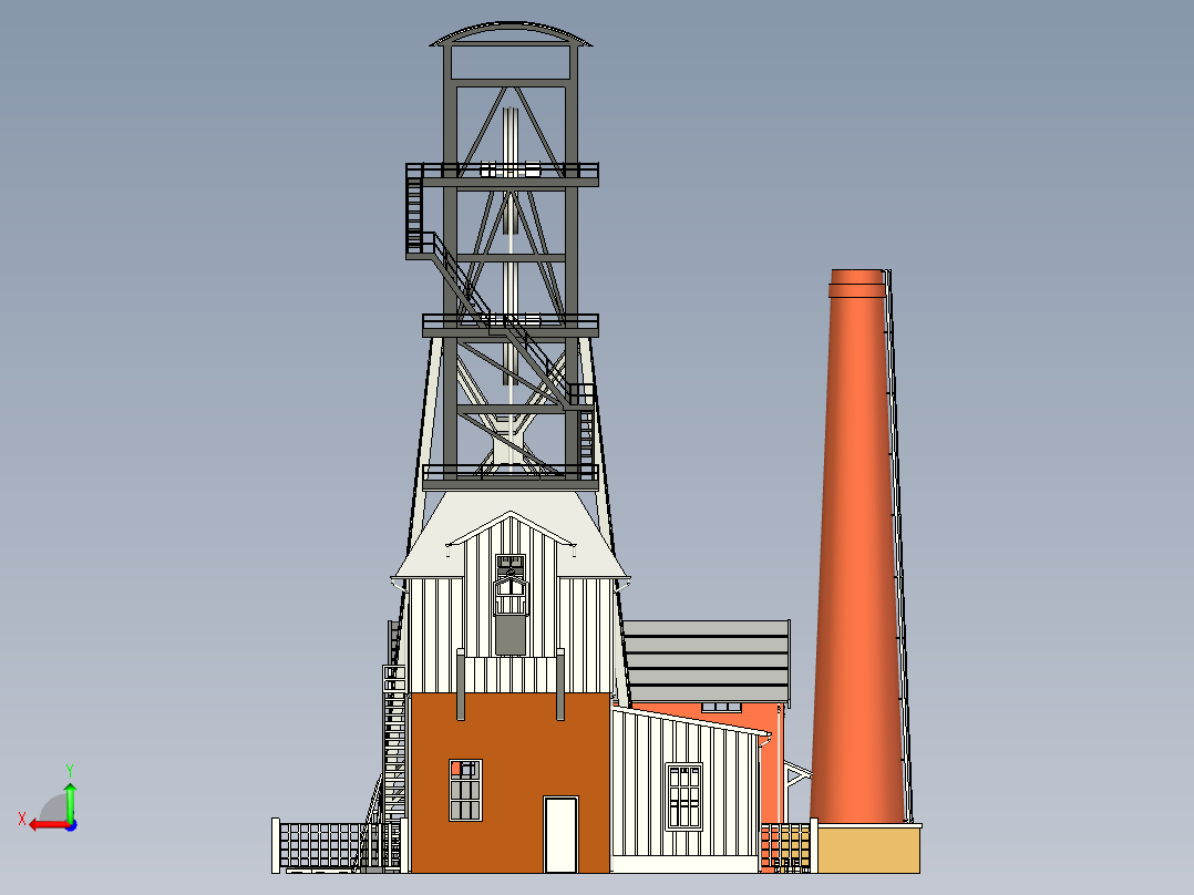 Faller 222190 Königsgrube 输送系统后视图