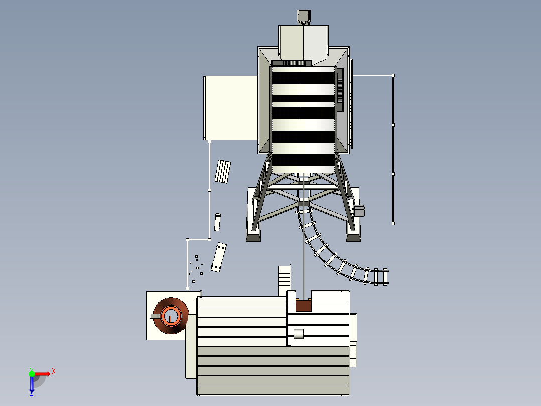 Faller 222190 Königsgrube 输送系统俯视图