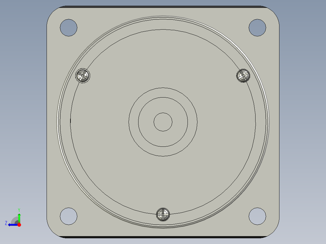 MX6G10XB微型齿轮调速马达右视图