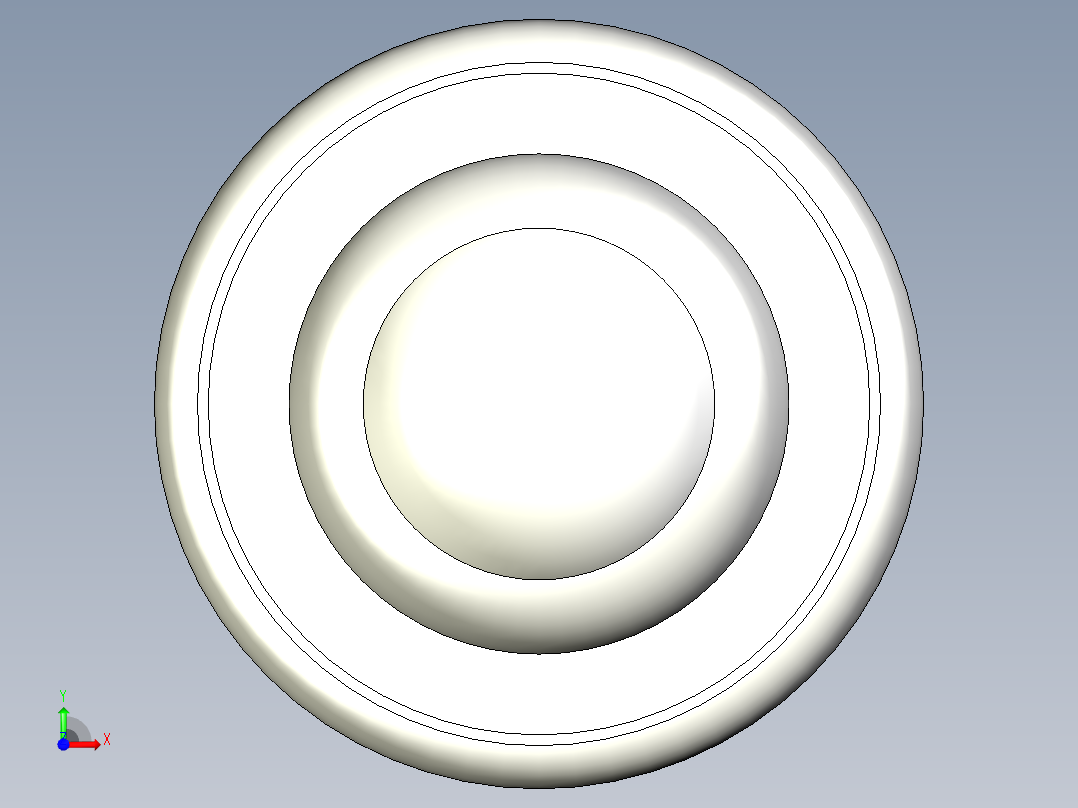 彈簧式萬向滾珠18-3D多系列多零件图纸模型前视图