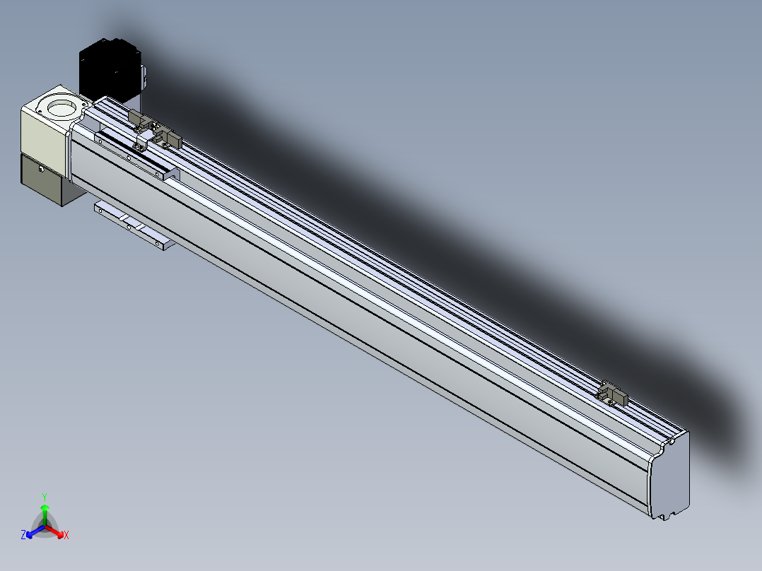 同步带滑台-半封闭B10H-L45-S700-LD-P40-D3