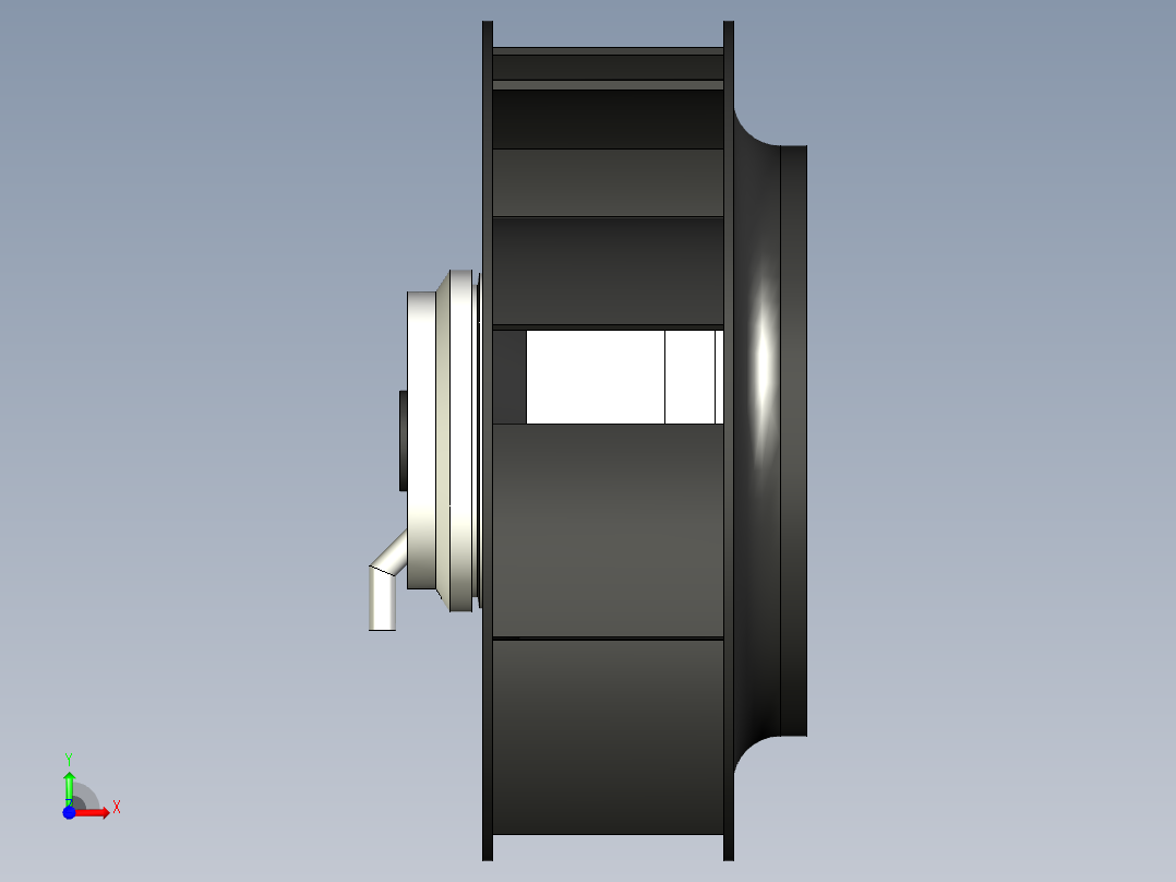 离心风机EBM225前视图