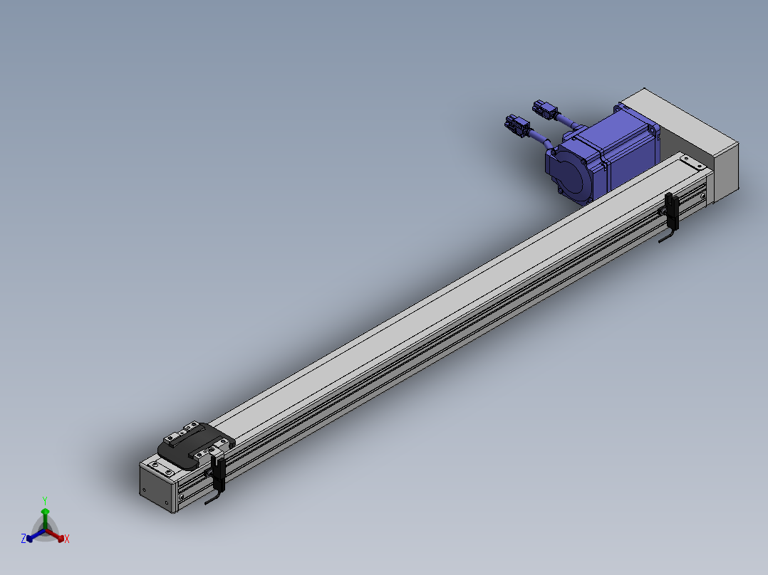 精密模组MY50-T10-650L-BL-P20B-C4-C正等轴测图