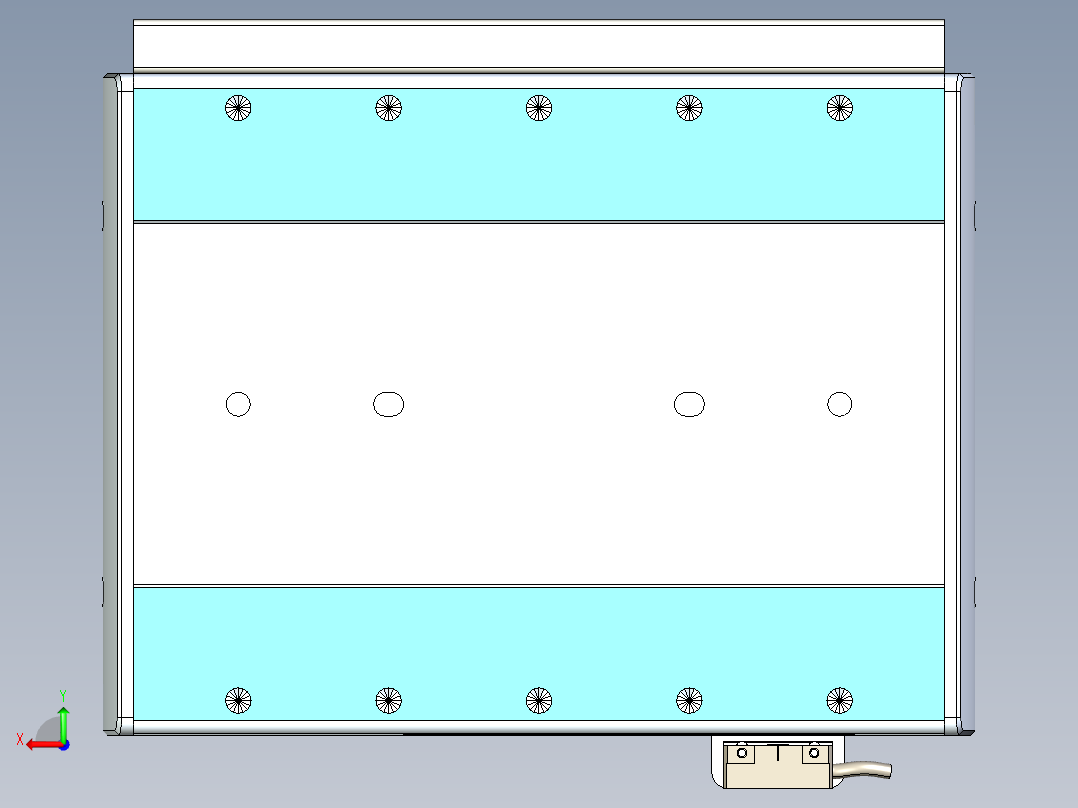 威洛博LC系列3d模型模组LC22H1Y-S100后视图