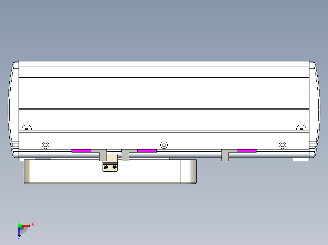 威洛博LC系列3d模型模组LC22H1Y-S100俯视图