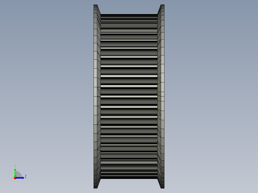 HTD 3M 50T 孔径 14 正时皮带轮--sw stl三维 3d模型设计图左视图