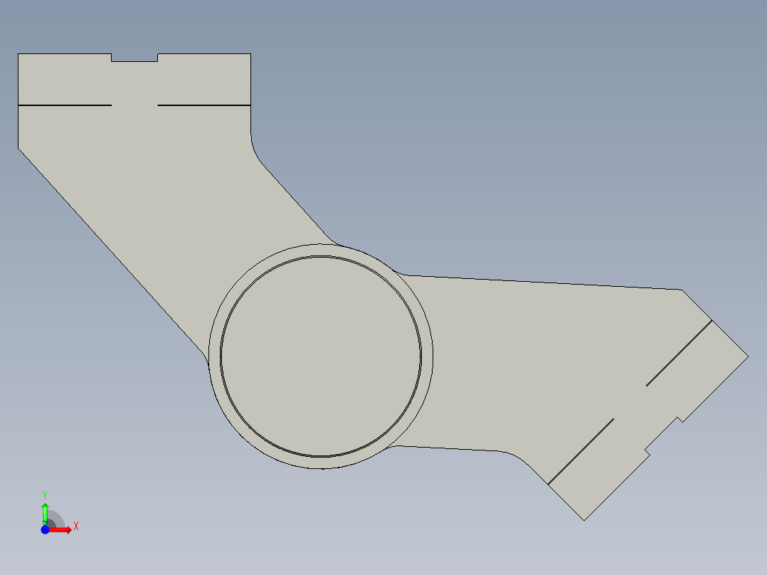 德克斯TUNKERS气缸数模A01_SCHWENKTRAVERSE_233546前视图