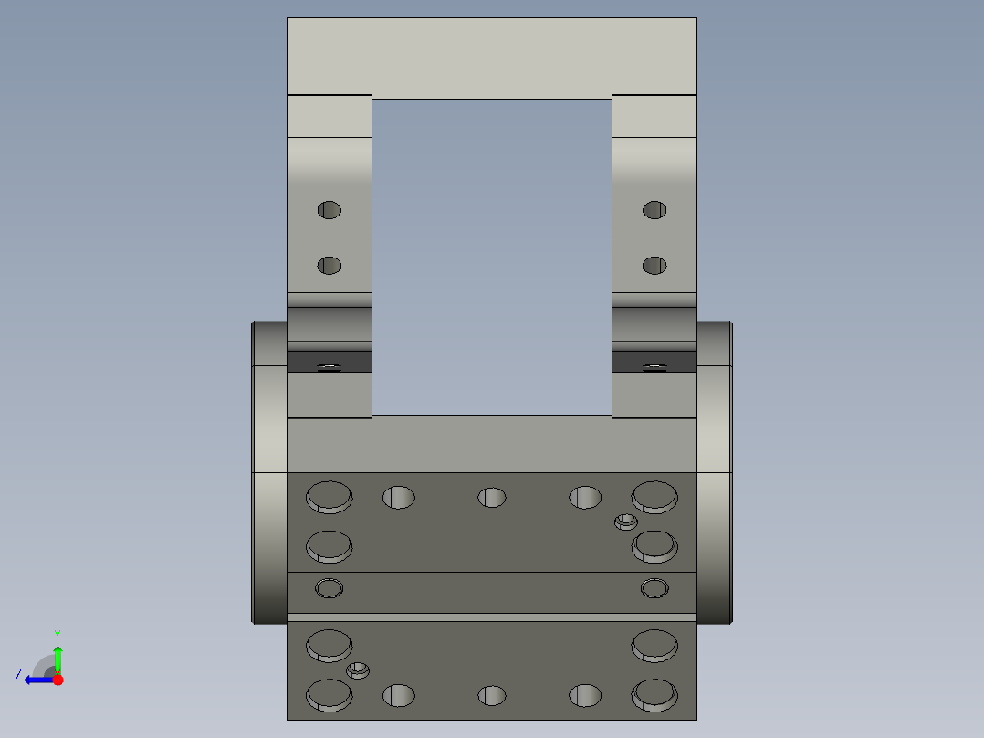 德克斯TUNKERS气缸数模A01_SCHWENKTRAVERSE_233546右视图