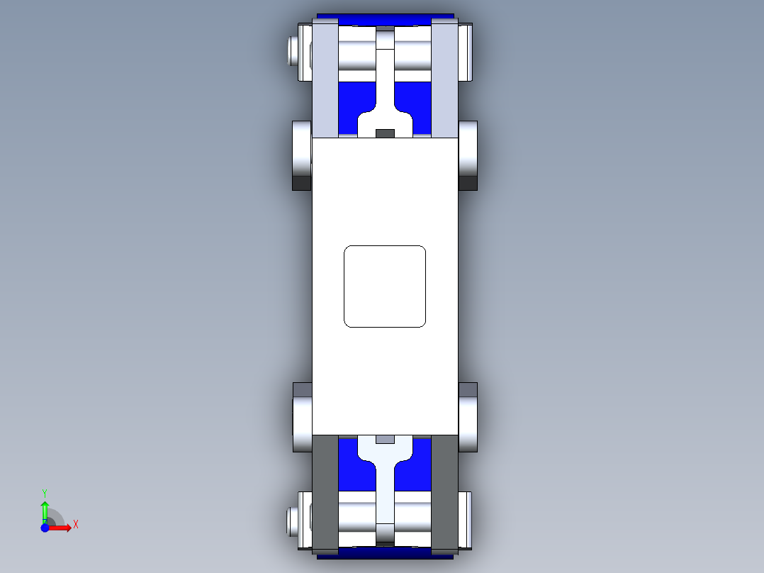 机械臂夹持器前视图