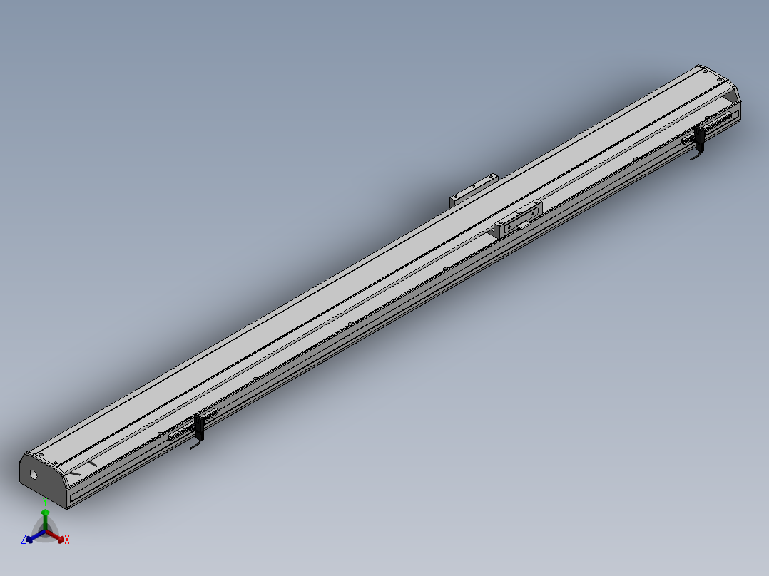 精密模组MY100-T10-1050L-M-P10B-C4-C正等轴测图