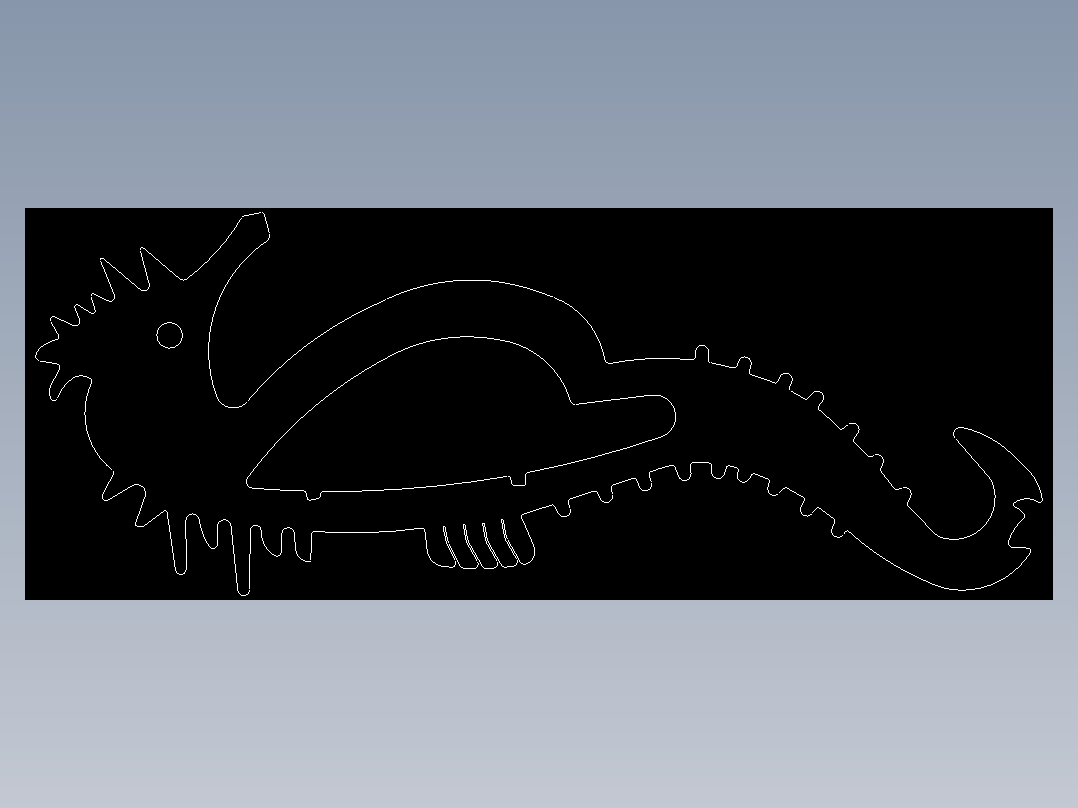 海马激光切割立体拼图