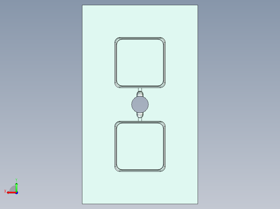 方形杯子注塑模具设计含UG三维二维说明后视图