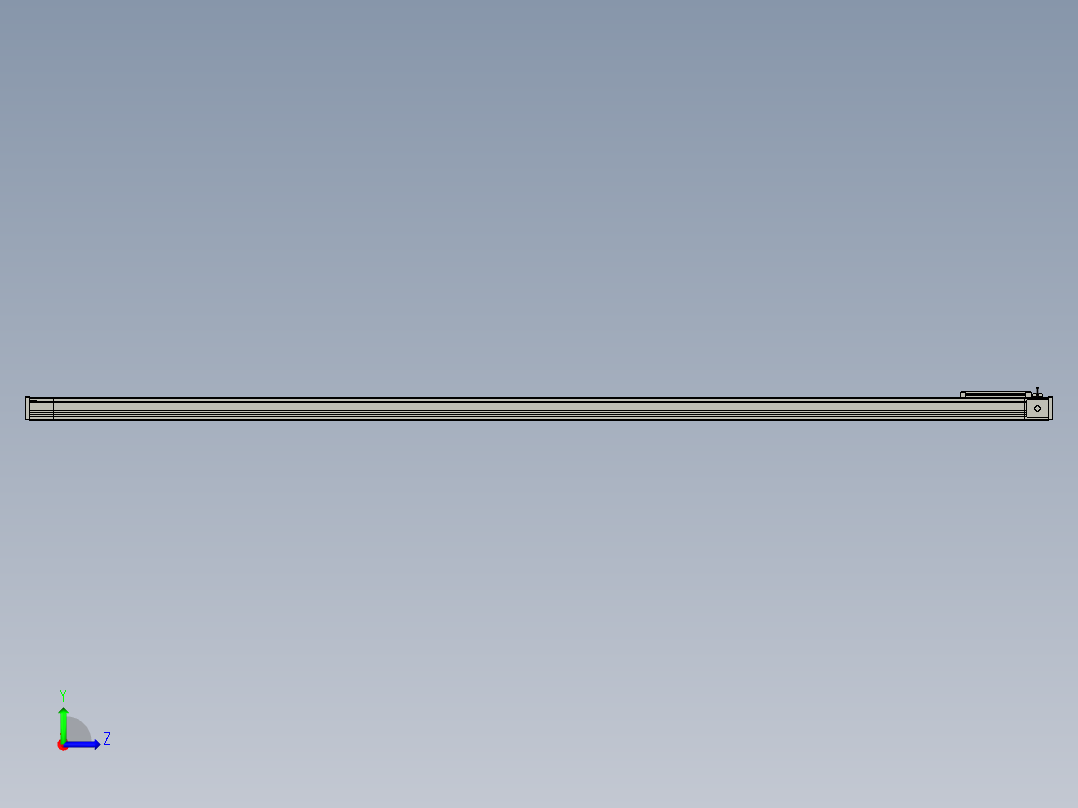 欧规系列-LB8-L150-S3200-BL-ZP75-C3左视图