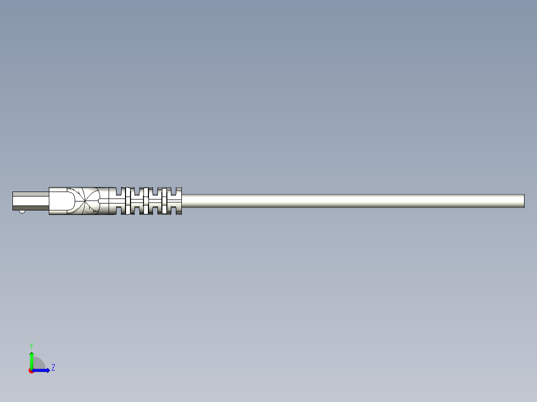 槽型光电传感器LU-E200左视图
