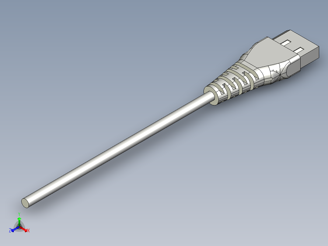 槽型光电传感器LU-E200正等轴测图