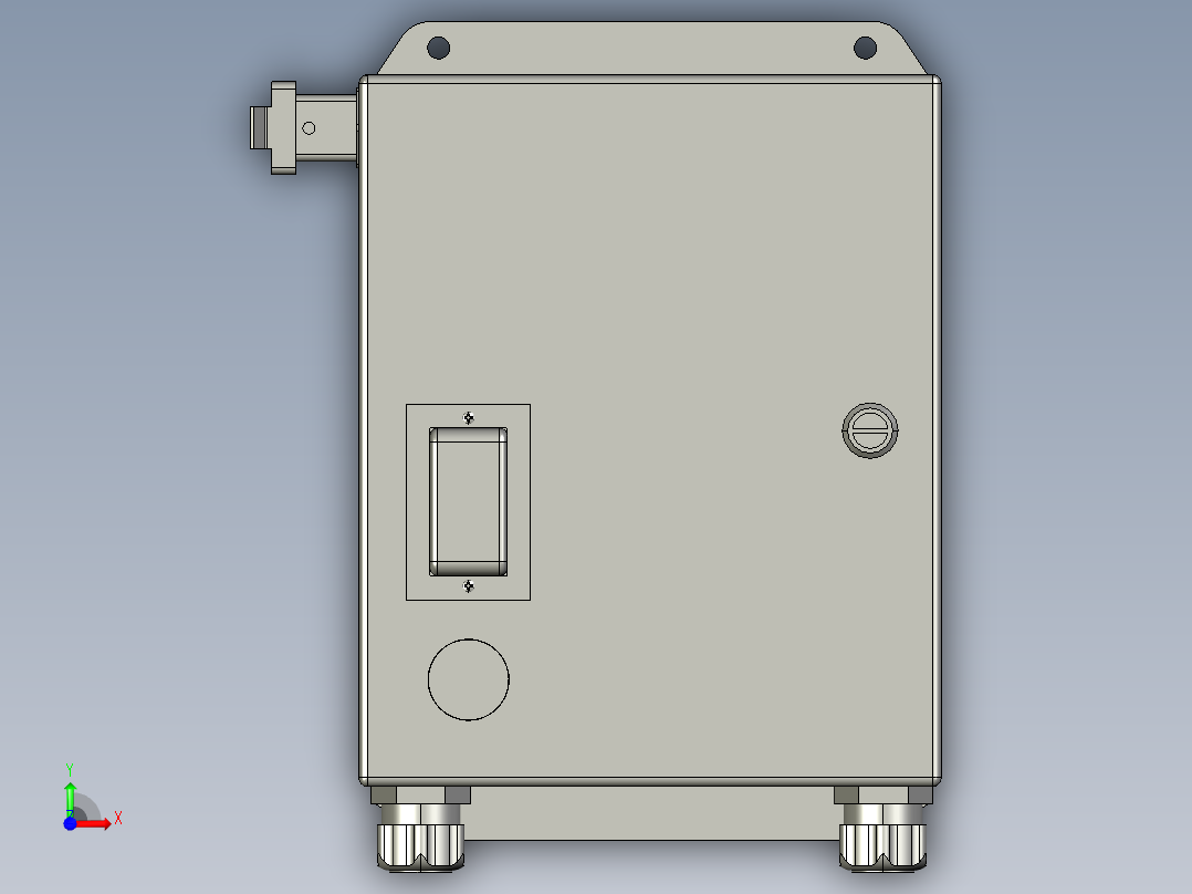 电器柜 电控柜 (103) 机械设计素材前视图