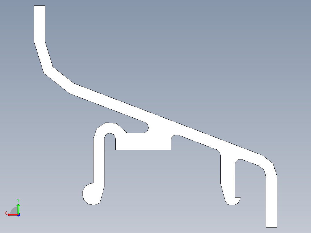 型材-BR PROTECTIVE PANE PROFILE PART B 3842524026.STEP后视图