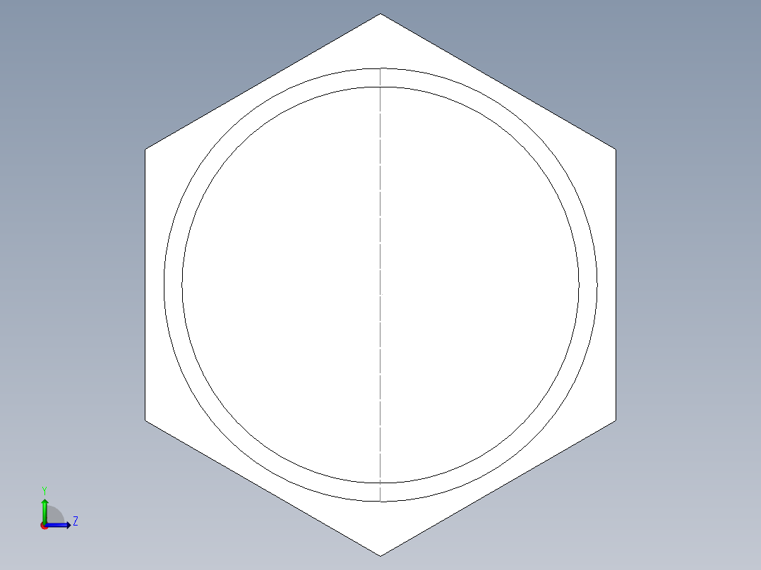 PVC管件-6in_EndCap前视图