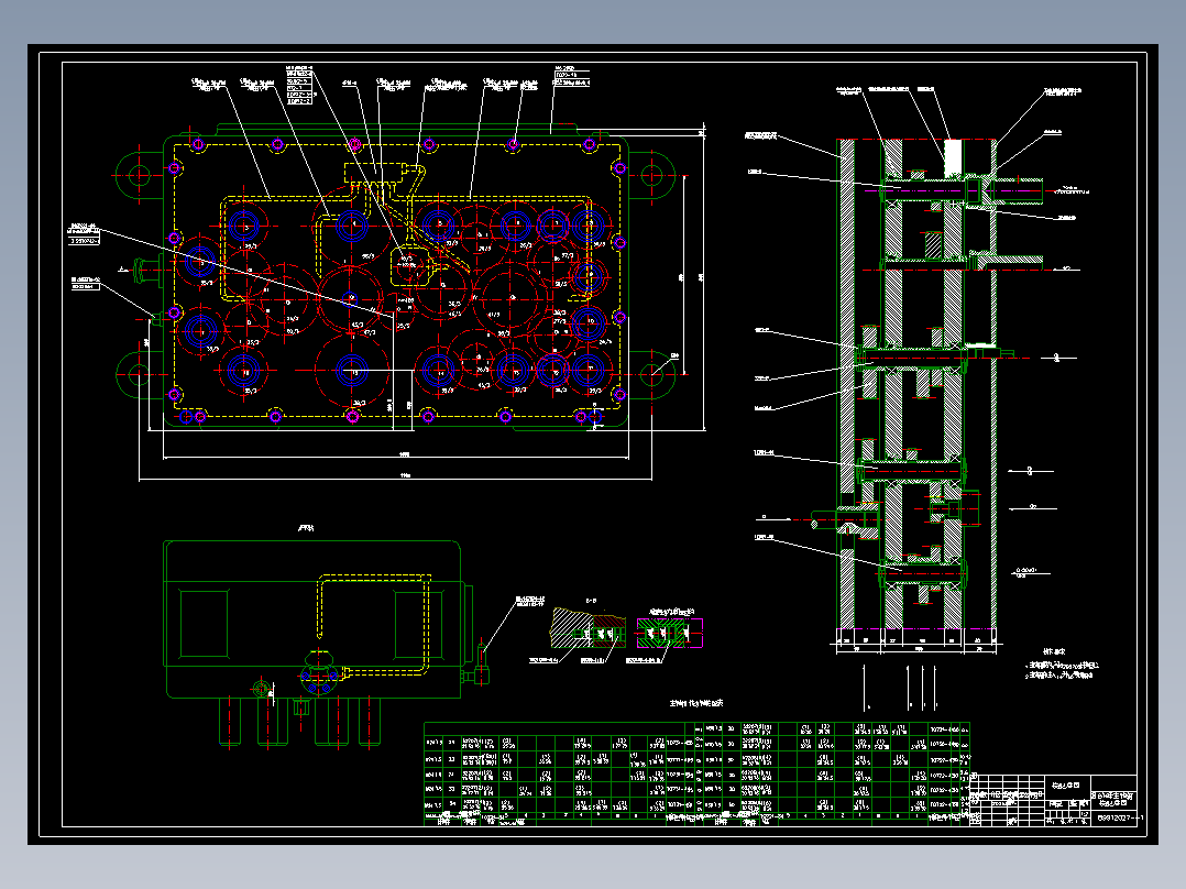 JX683-减速器箱体钻口面孔组合机床总体设计及主轴箱设计