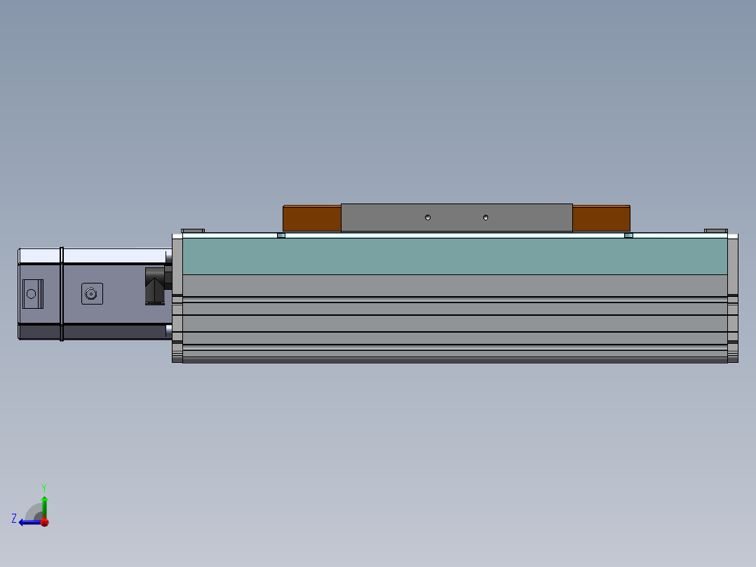 MCH丝杆全封闭MCH22-BC-750W右视图
