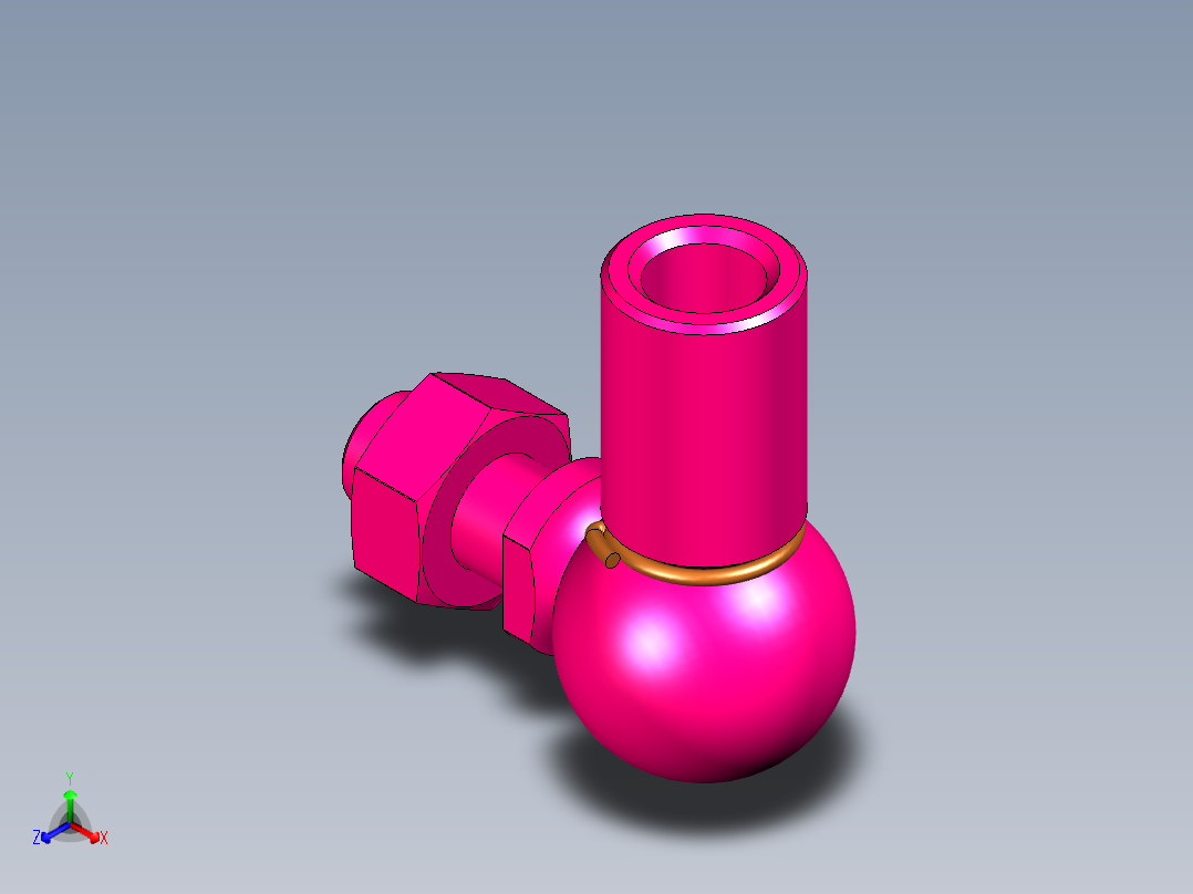 端桿軸承10.(A)-3D多系列多零件图纸模型