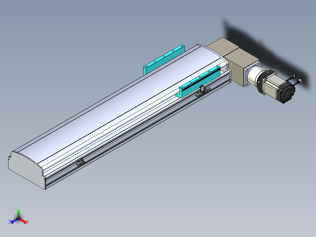 同步带滑台-半封闭B22-L100-C-S700-R-P75-D3-N5