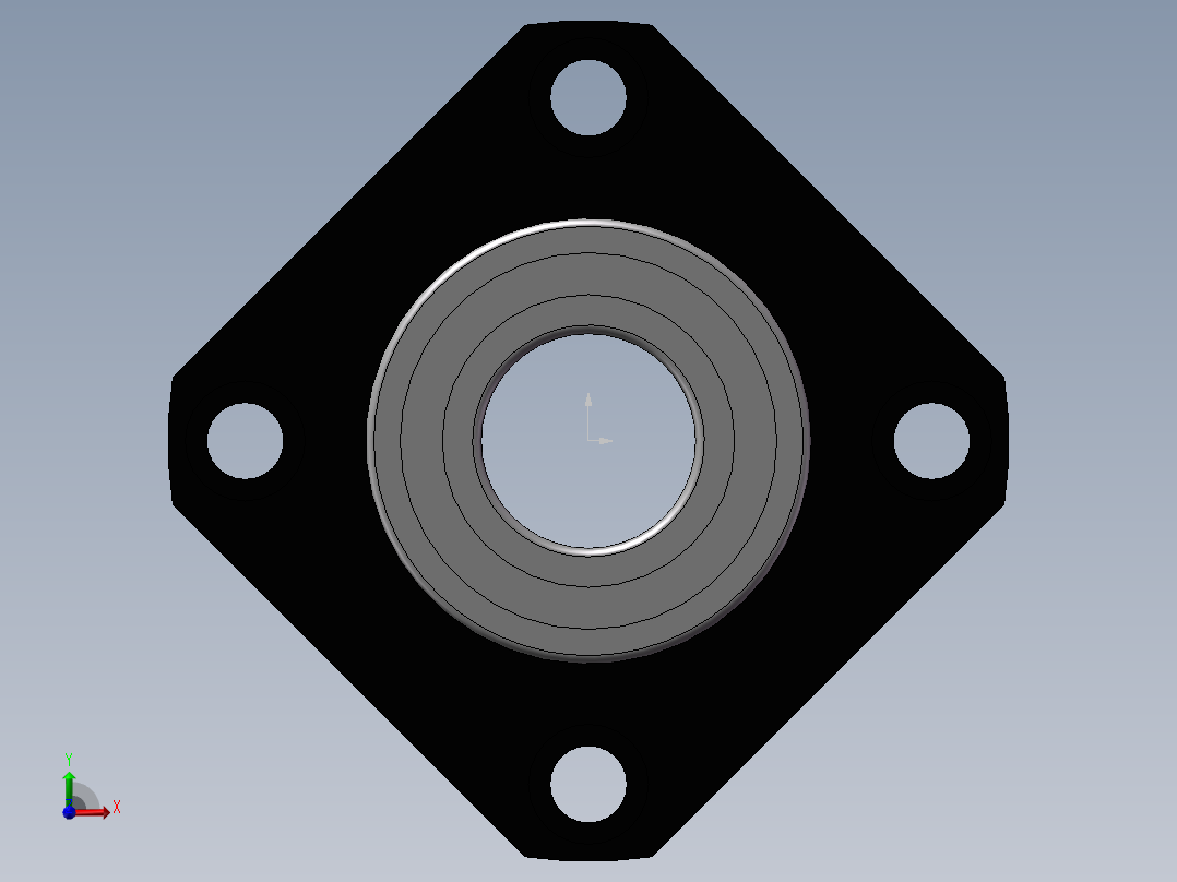 丝杆支撑侧LEB11-25前视图