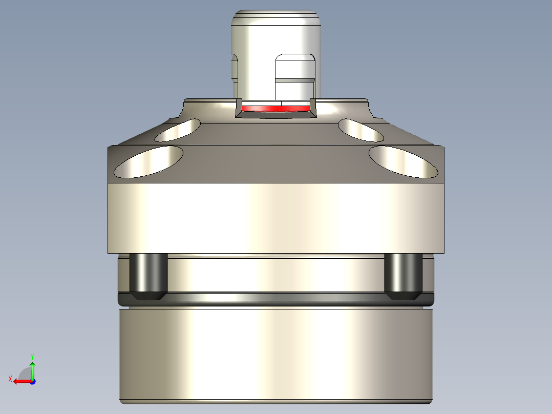 KOSMEKSFA2000-M2N-120多系列多零件图纸模型多系列多零件图纸模型后视图