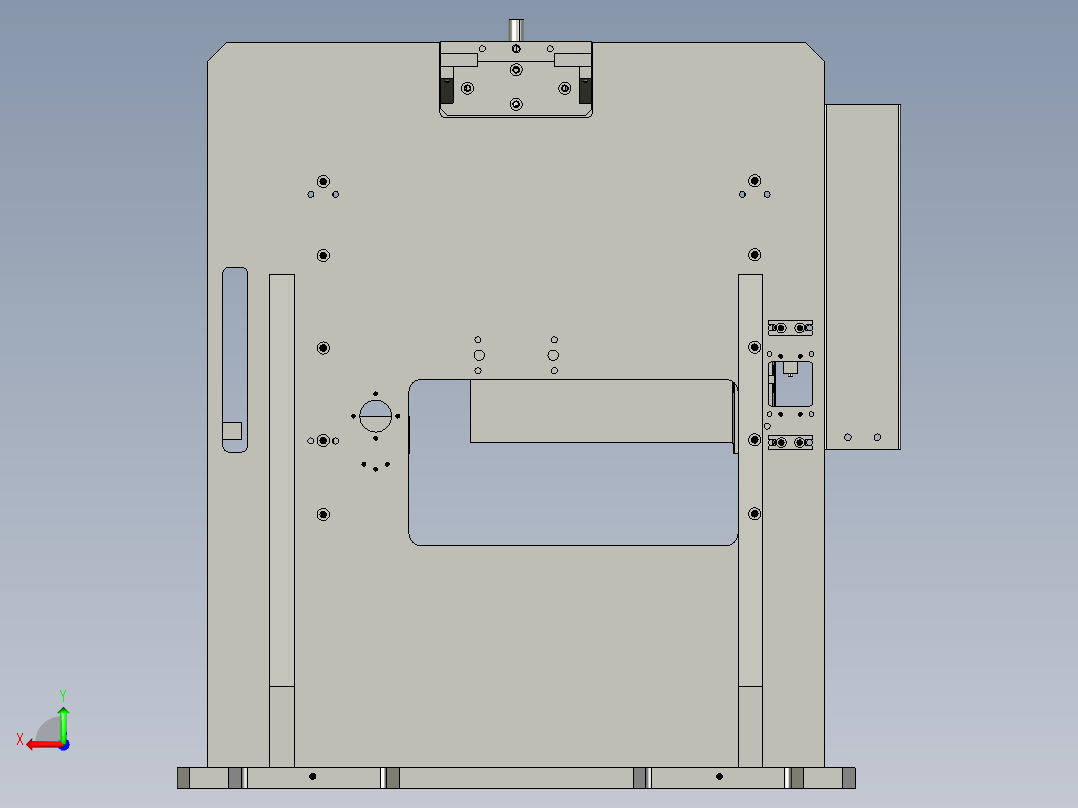 模组机芯输送机后视图
