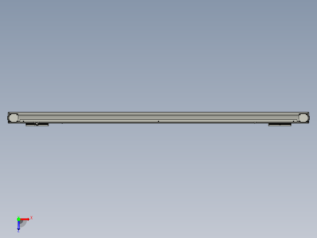 威洛博双电机滑台-VBC14S2-L100-S1500-BLR-P40-C6俯视图