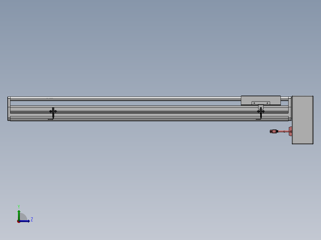 精密模组MT170-L125-800-LD-M75-C4左视图