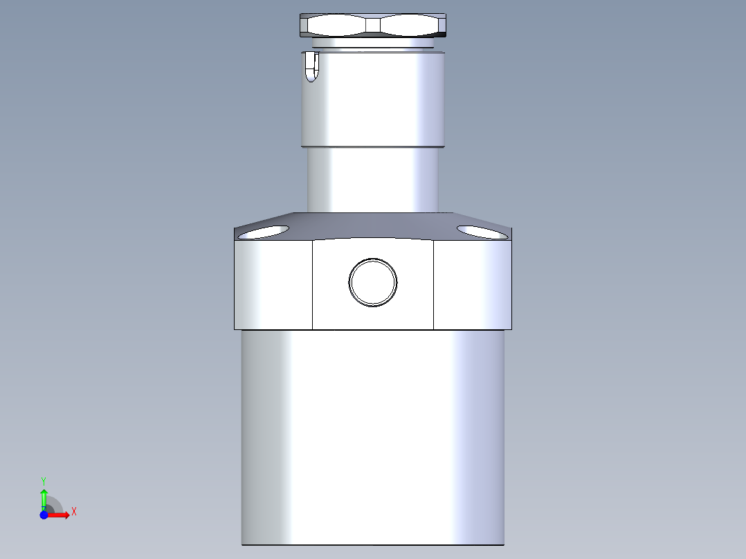 KOSMEKLG0900-SL-Y60多系列多零件图纸模型前视图